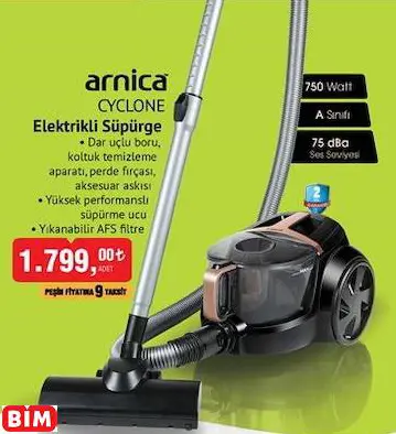 ARNİCA CYCLONE ELEKTRİKLİ SÜPÜRGE ARNİCA CYCLONE ELEKTRİKLİ SÜPÜRGE